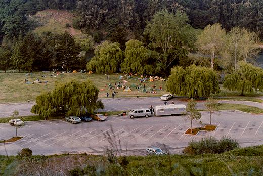 second night camp at tilden park