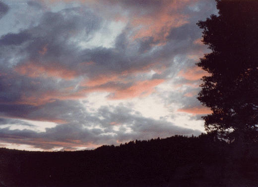 sunset clouds